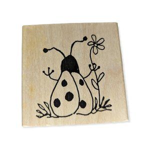 Stamps by Judith & Heather H-72 Large Sitting Lady Bug